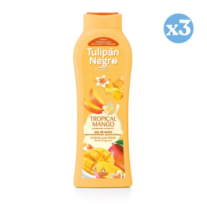 Pack 3x - Gel de Baño Tulipan Negro Tropical Mango - Tulipan Negro - 1