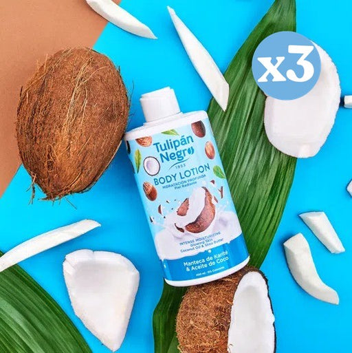 Pack 3x: Loción Corporal con Manteca de Karité y Aceite de Coco 400ml - Tulipan Negro - 2