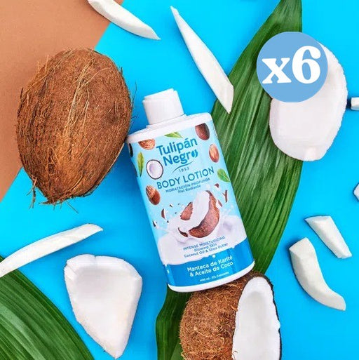 Pack 6x: Loción Corporal con Manteca de Karité y Aceite de Coco 400ml - Tulipan Negro - 2