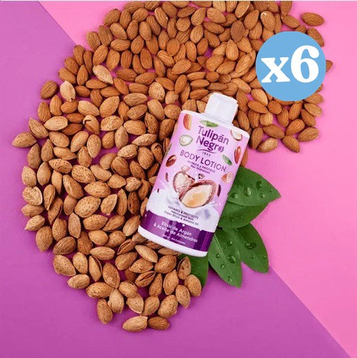 Pack 6x: Loción Corporal con Elixir de Argán y Aceite de Almendras 400ml - Tulipan Negro - 2
