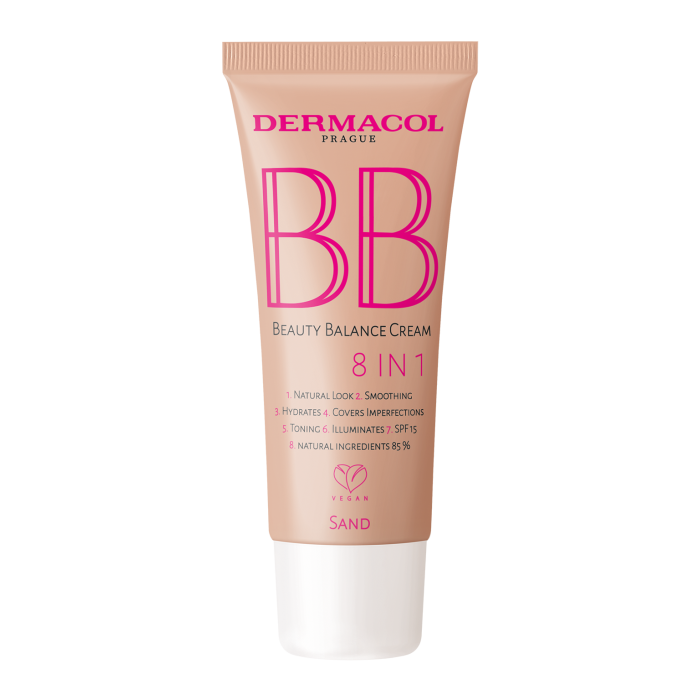 BB Cream Beauty Balance 8 en 1 30ml - Dermacol : 04 Sand - 1