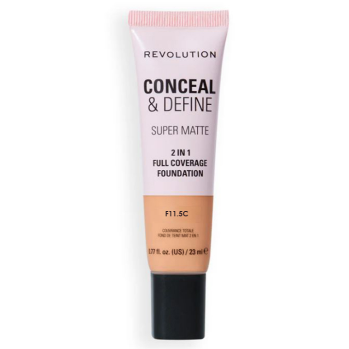 Base de Maquillaje Conceal & Define - Make Up Revolution : F11.5C - 1