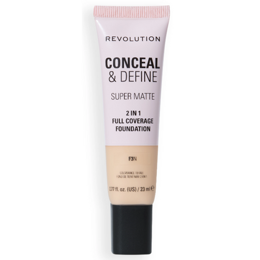 Base de Maquillaje Conceal & Define - Make Up Revolution : F3N - 1
