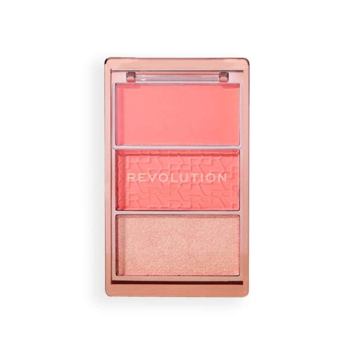 Paleta de Coloretes Icon Blush - Make Up Revolution : Authentic Peach - 1
