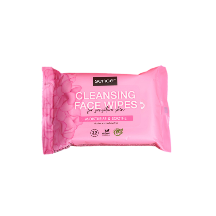 Sensitive Skin Toallitas Limpiadoras Faciales - Sence Beauty - 1