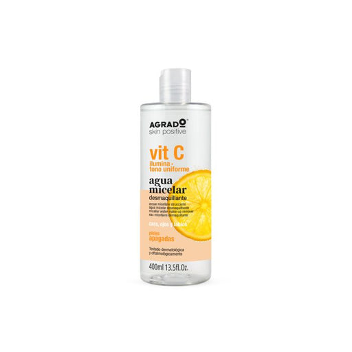 Agua Micelar Desmaquillante Vitamina C 400ml - Agrado - 1
