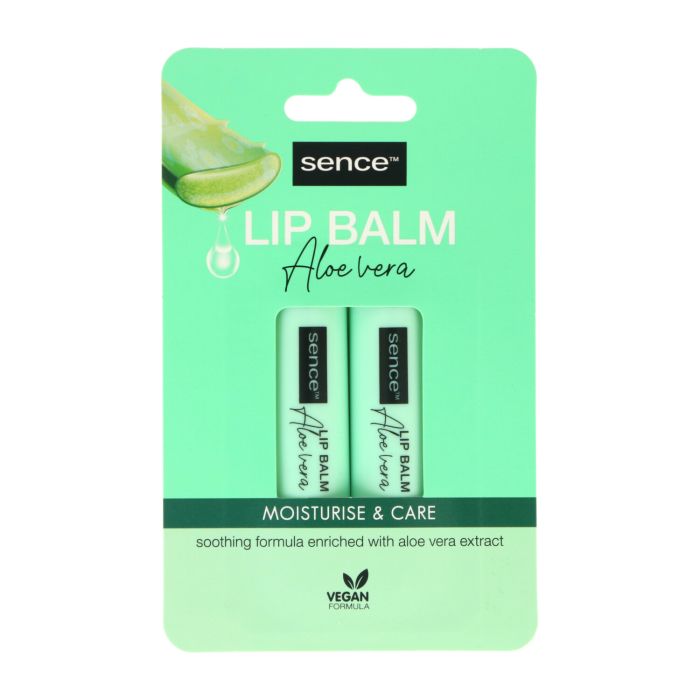 Bálsamo Labial con Aloe Vera 8.6 gr - Sence Beauty - 1