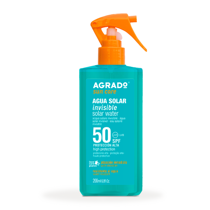 Agua Solar Invisible Spf 50 200 ml - Agrado - 1