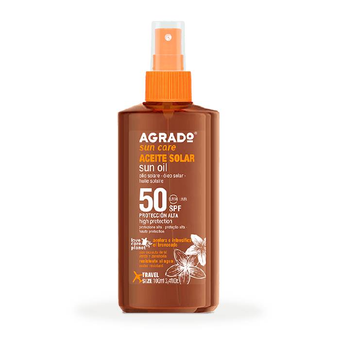Aceite Solar Spf50 100 ml - Agrado - 1