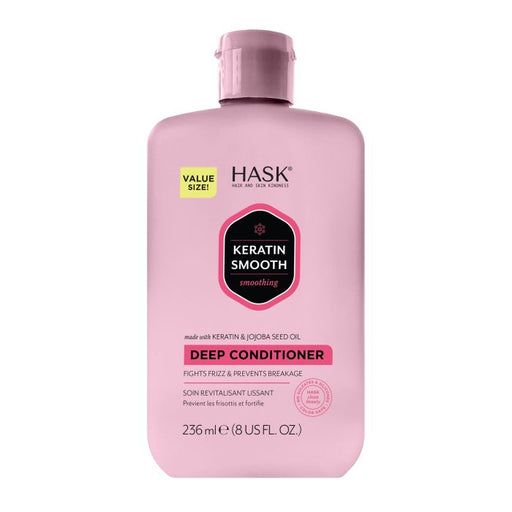 Acondicionador Suavizante + Antifrizz Keratin Protein Smoothing Deep Conditioner - Hask : 236ml - 1
