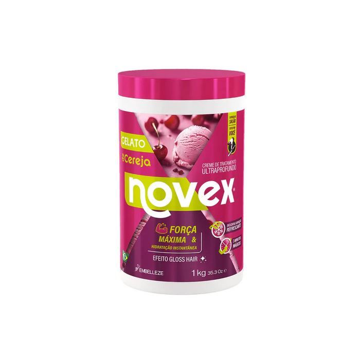 Mascarilla Capilar Gelato de Cereza 1000 gr - Novex - 1