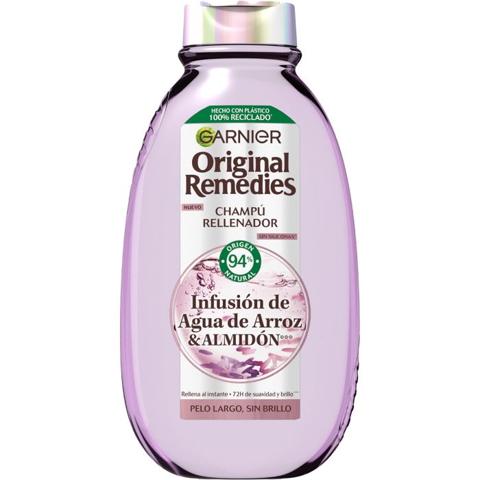 Champú Reparador Infusión de Agua de Arroz y Almidón - Original Remedies 400ml - Garnier - 1