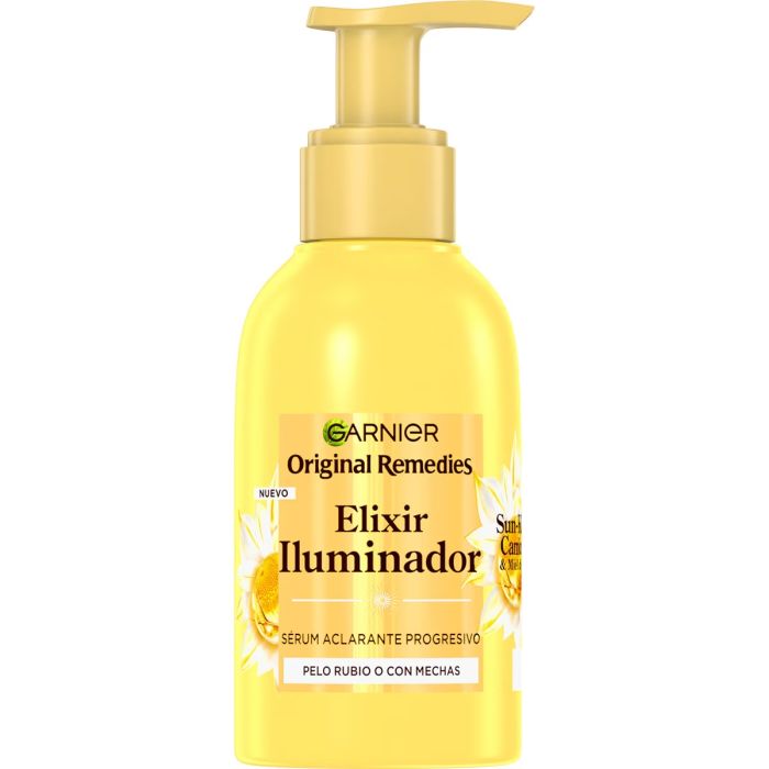 Sérum Aclarante Progresivo Sun-kissed Camomila Cabello Rubio - Original Remedies 120ml - Garnier - 1