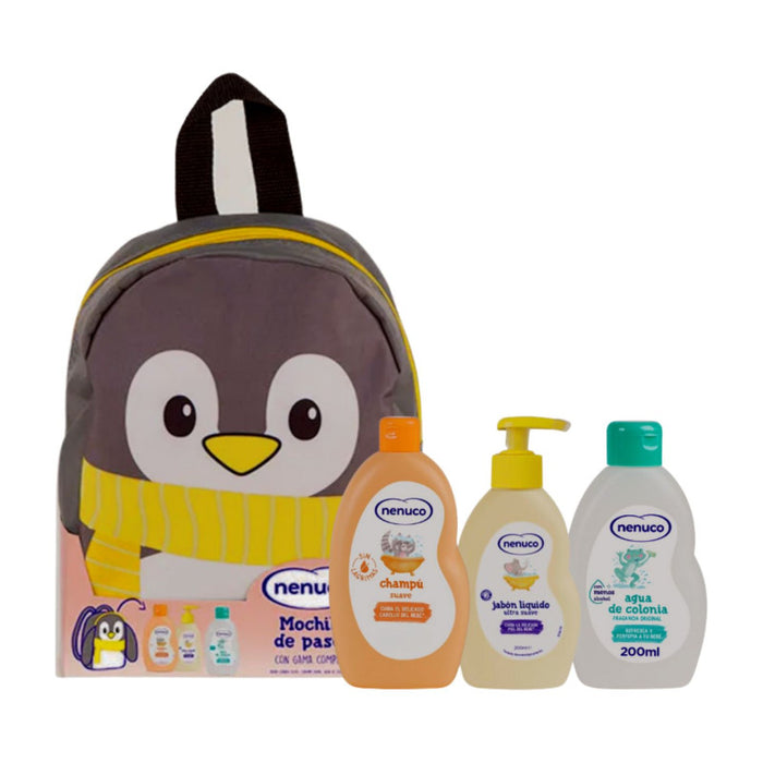 Estuche Mochila de Paseo - Nenuco : Pingüino - 1