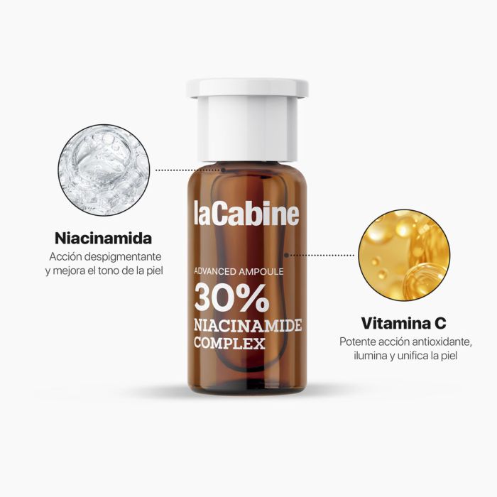 Ampolla Advanced 30% Niacinamide Complex + Vitamina c 2 ml - La Cabine - 3