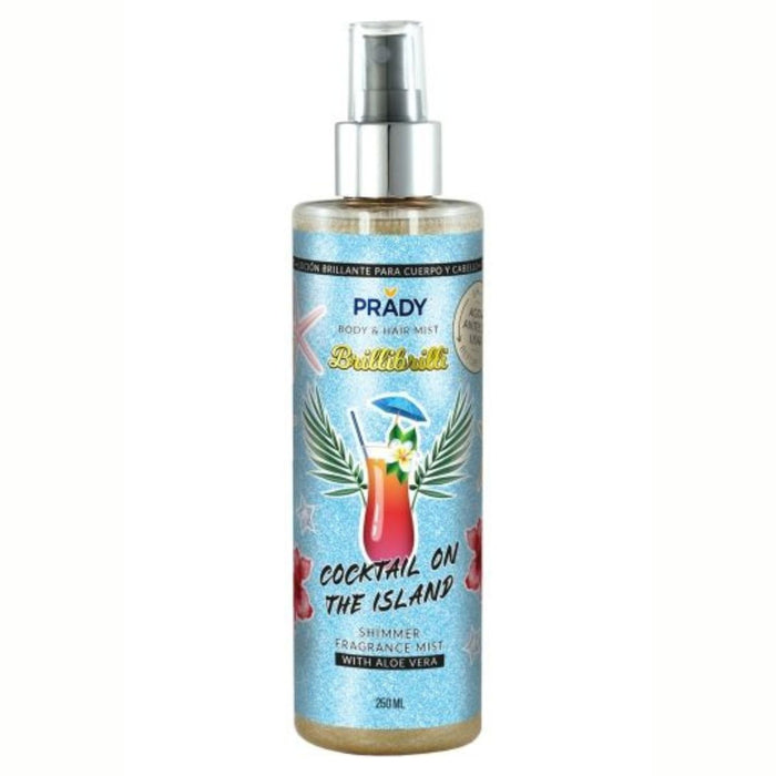 Body & Hair Shimmer Mist 250ml - Prady : Cocktail on the Island - 1