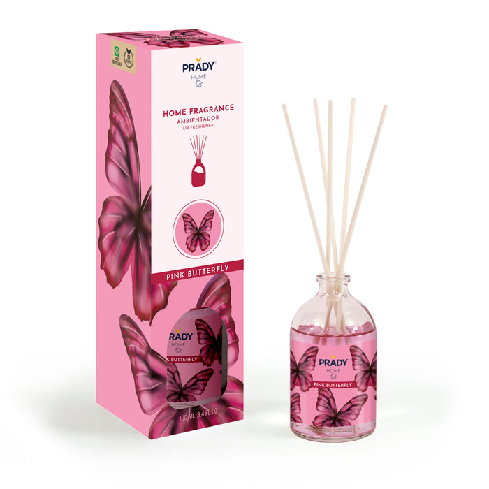Ambientador Mikado 100ml - Prady : PINK BUTTERFLY - 1
