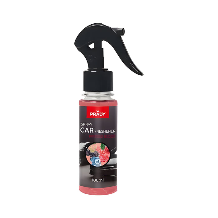 Ambientador de Coche en Spray – 100 ml – Prady | 7 Aromas Frescos y Duraderos - Prady : Frutos Rojos - 1