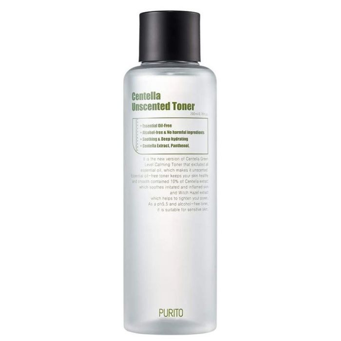 Tónico sin Perfume con Centella - Centella Unscented - Purito - 1