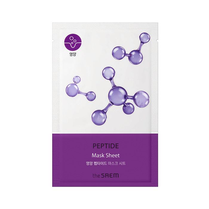 Bio Solution Peptide Mask Sheet_mascarilla Péptidos_20gr - The Saem - 1