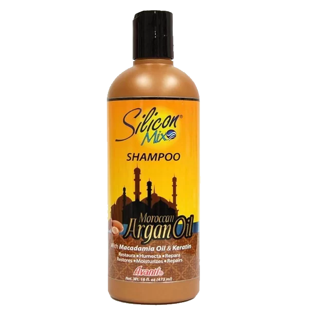 Tratamiento Capilar Aceite de Argán de Marruecos - Silicon Mix : 473 Ml - 1