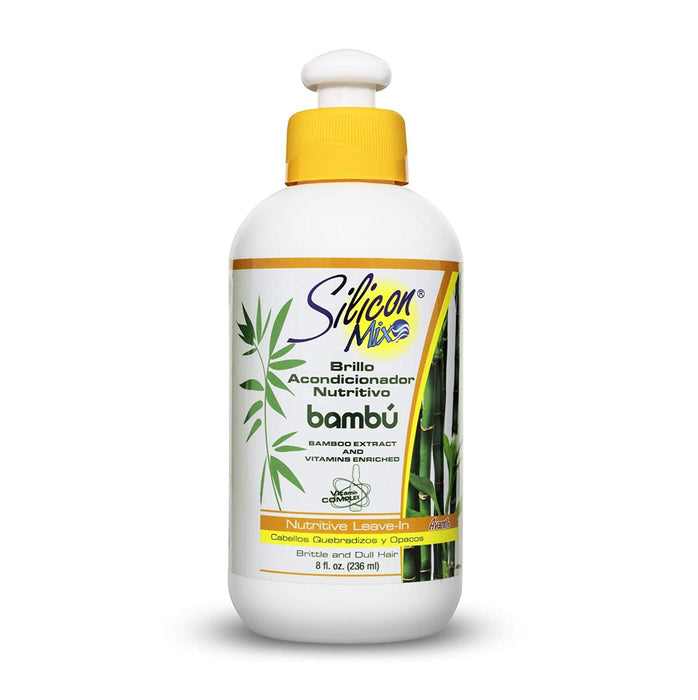 Acondicionador Nutritivo Sin Aclarado Leave‑In Bambú - Silicon Mix - 1