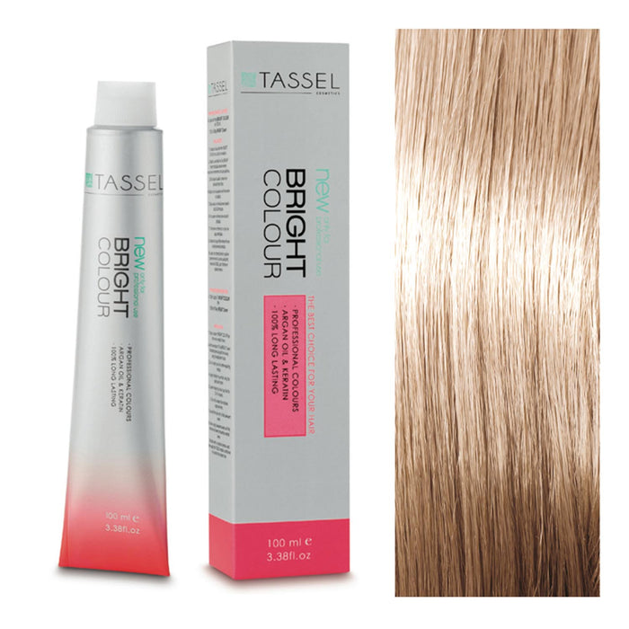 Tinte con Aceite de Argán y Queratina 100 ml - Tassel : 10 - Rubio súper claro - 1