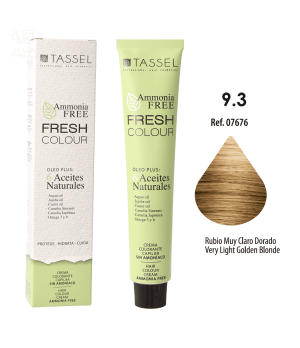 Tinte Fresh Colour sin Amoniaco 100ml - Tassel : 9.3 - Rubio muy claro dorado - 1