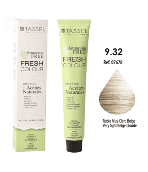 Tinte Fresh Colour sin Amoniaco 100ml - Tassel : 9.32 Rubio muy claro beige - 1