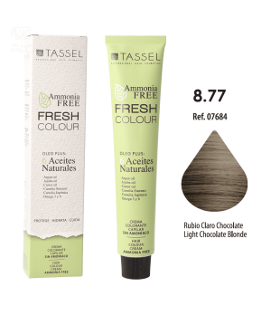 Tinte Fresh Colour sin Amoniaco 100ml - Tassel : 8.77 Rubio claro marrón chocolate - 1