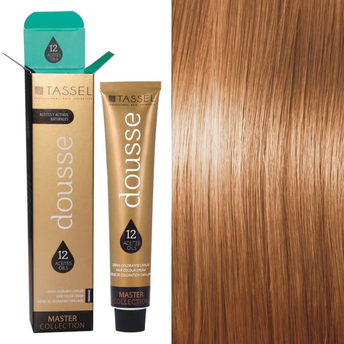 Tinte Tassel Dousse 100ml - Tassel : 8.34 - RUBIO CLARO DORADO COBRIZO - 1