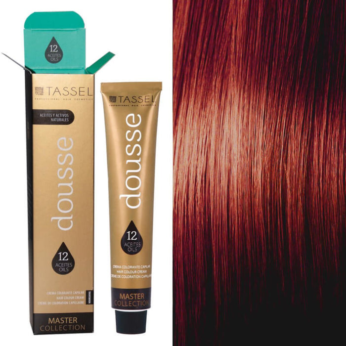 Tinte Tassel Dousse 100ml - Tassel : 4.55 - CASTAÑO MEDIO ROJO INTENSO - 1