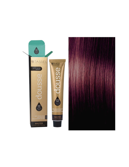 Tinte Tassel Dousse 100ml - Tassel : 6.56 - RUBIO OSCURO ROJO VIOLETA - 1