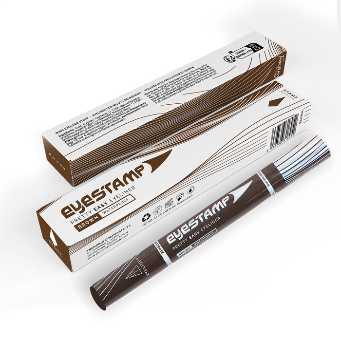 Delineador de Ojos + Sello Eyeliner Eyestamp Brown - Marrón - Trending Pro - 2