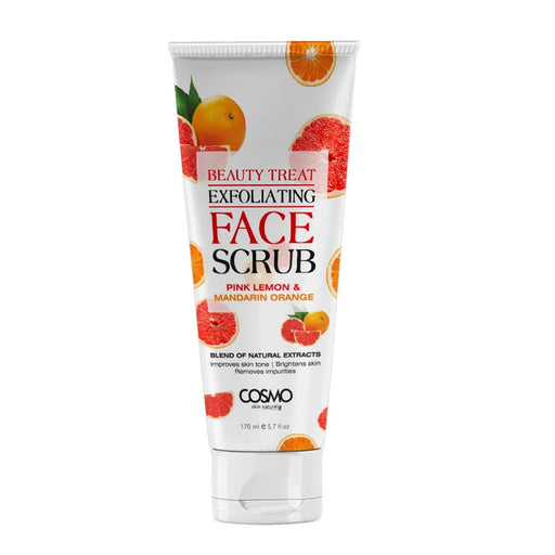 Face Care Pink Lemon and Mandarin Orange Scrub 170ml - Cosmo - 1