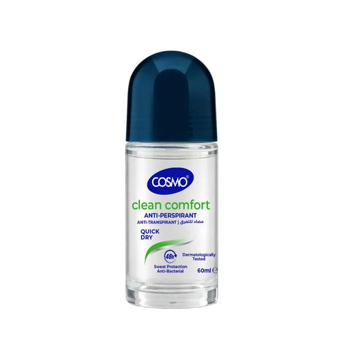Roll on Antiperspirant Clean Comfort Quick Dry Roll on 60ml - Cosmo - 1
