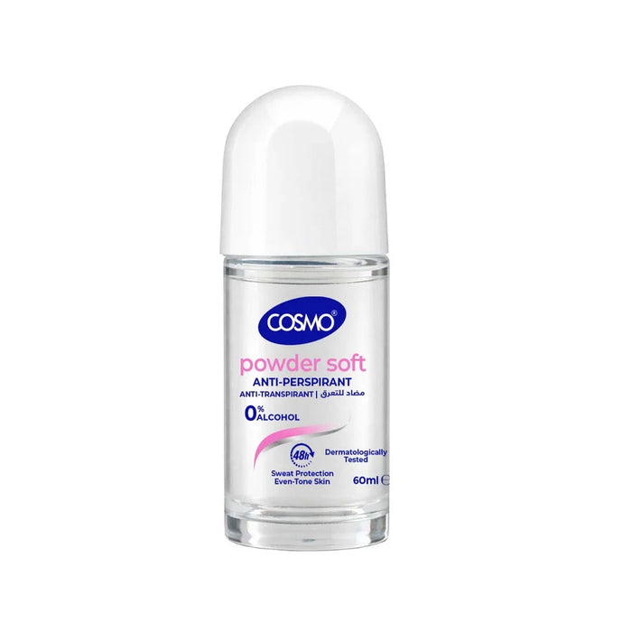 Roll on Antiperspirant Powder Soft No Alcohol Roll on 60ml - Cosmo - 1