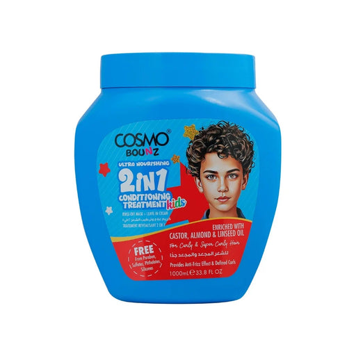 Bounz 2in1 Hair Treatment Nourshng 1000ml Kd - Cosmo - 1
