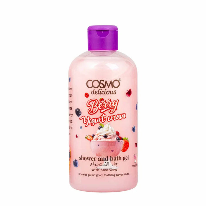 Delicious Body Shower & Bath Gel Berry 350ml - Cosmo - 1