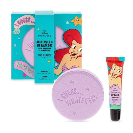 Set de Bomba de Baño y Bálsamo Labial Princess Express Yourself - Mad Beauty : Ariel - 1