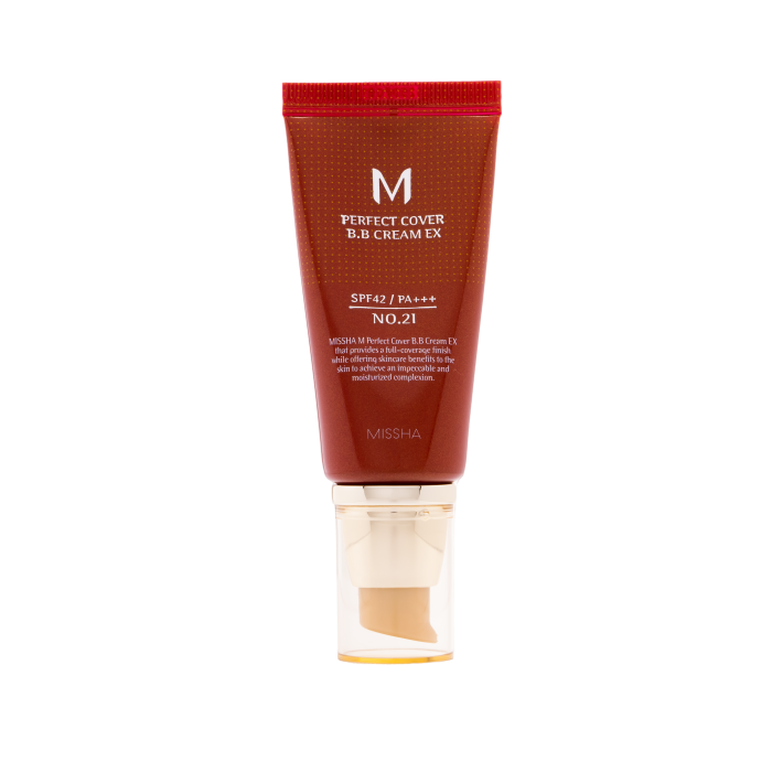 BB Cream M Perfect Cover Ex Spf42 Pa+++  50ml  - Missha : 21 - 1
