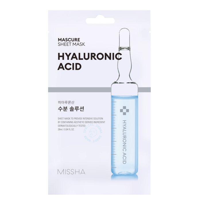 Mascarilla Facial Hidratante Hydra Solution Hyaluron Acid - Missha - 1