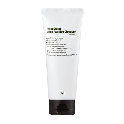 From Green Deep Foaming Cleanser 150ml - Purito - 1