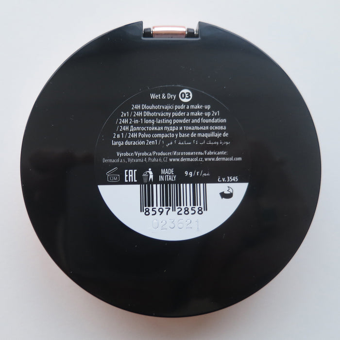 Maquillaje en Polvo 24h Long-lasting - Dermacol : 03 - 2