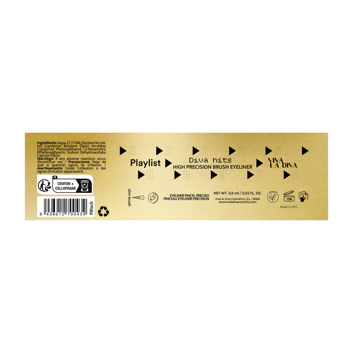 Viva la Diva Playlist High Precision Brush Eyeliner - Diva Hits - Viva la Diva - 1