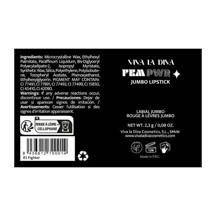 Barra de Labios Fem-power Jumbo Lipstick - Viva la Diva : Fighter - 1