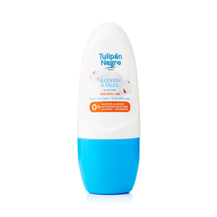 Desodorante Roll On Algodón y Talco 50ml - Tulipan Negro - 1