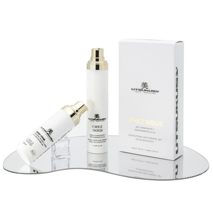 Kit Chez Nous: Crema Hidratante 50ml + Sérum Contorno de Ojos y Labios 30ml - Utsukusy - 1