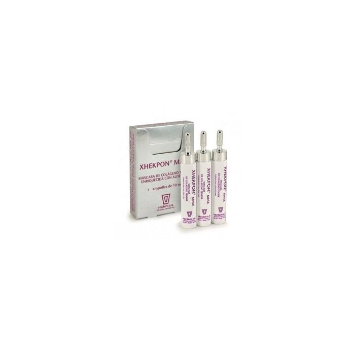 3 Ampollas Mascarilla Tensora de Colágeno - Xhekpon - 1