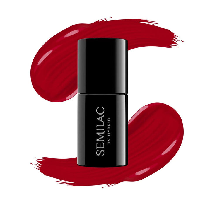 Esmalte Semipermanente 7ml - Semilac : 027 - Intense Red - 1